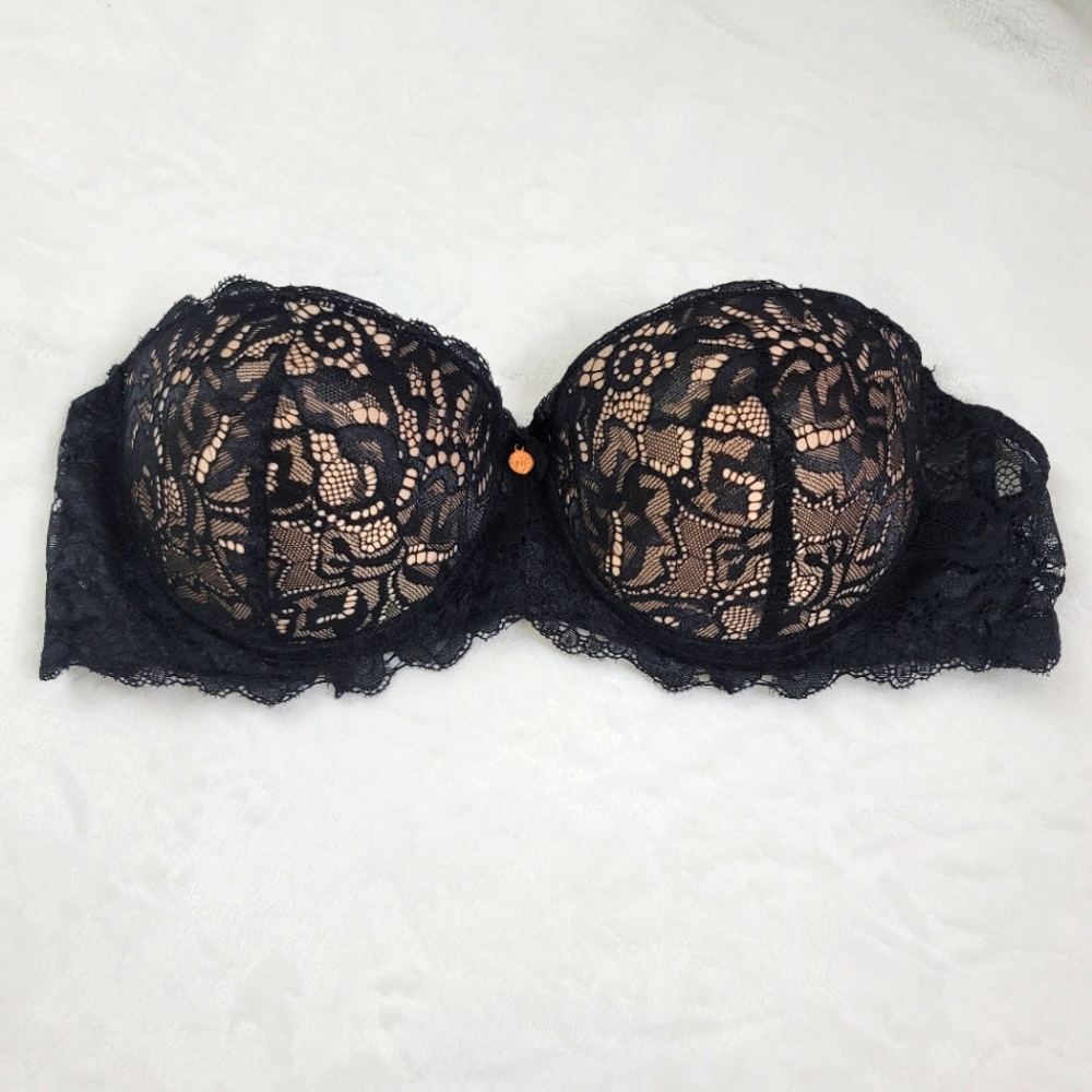 Marilyn Monroe Lace Push Up Strapless Bra